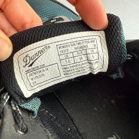 Danner Womens Run Time 3 Composite Toe Work Sneaker Boots Teal Mint 7.5 - Picture 4 of 9